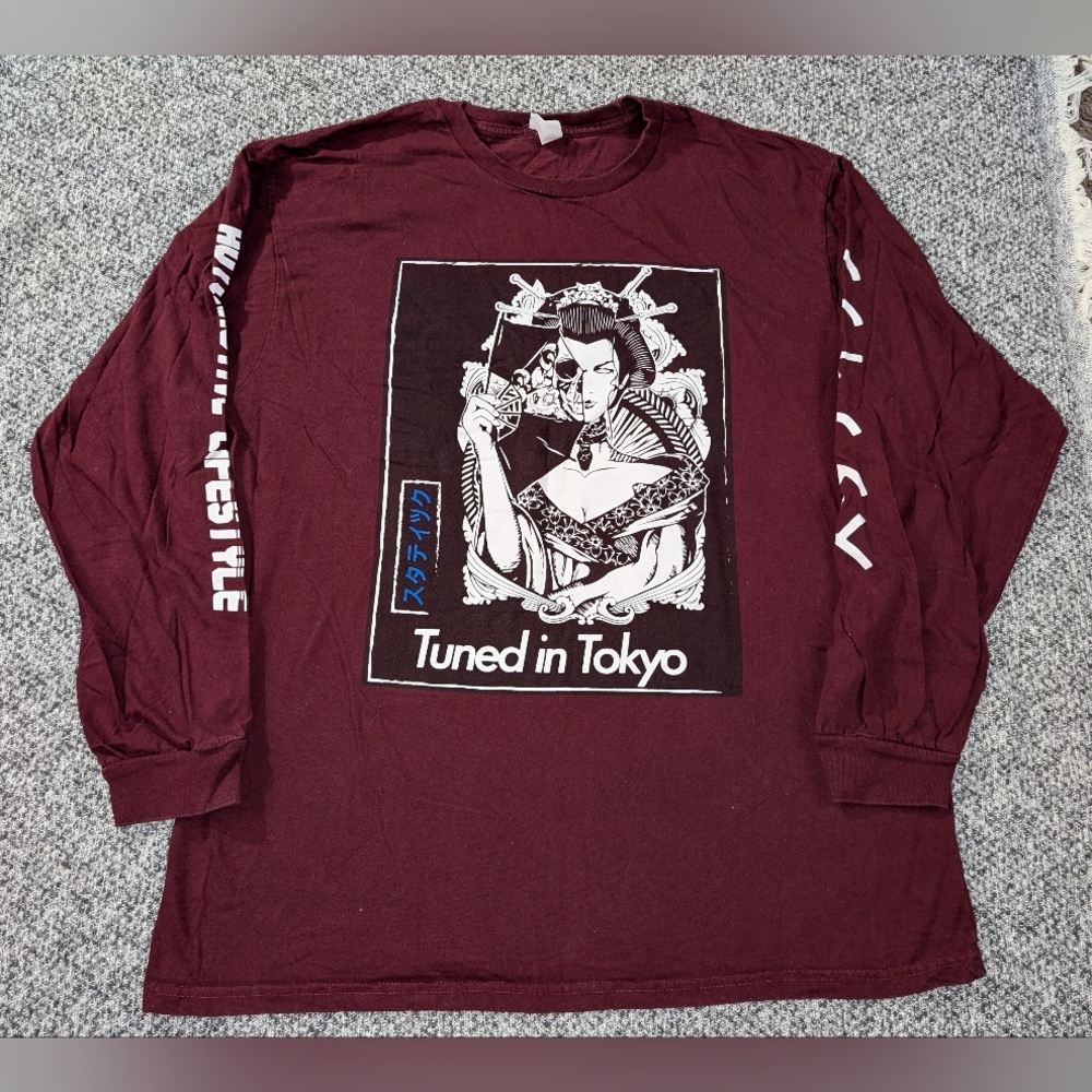 Maroon Long Sleeve Tee